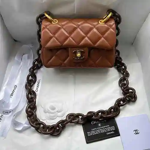 Bolso de hombro Chan Chanel hecho de material de lona importado, bolsa de regalo de entrega de alta 