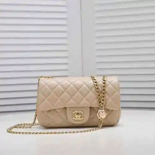 Bolso con cadena Chan Chanel hecho de material de lona importado, bolsa de regalo con entrega de alt