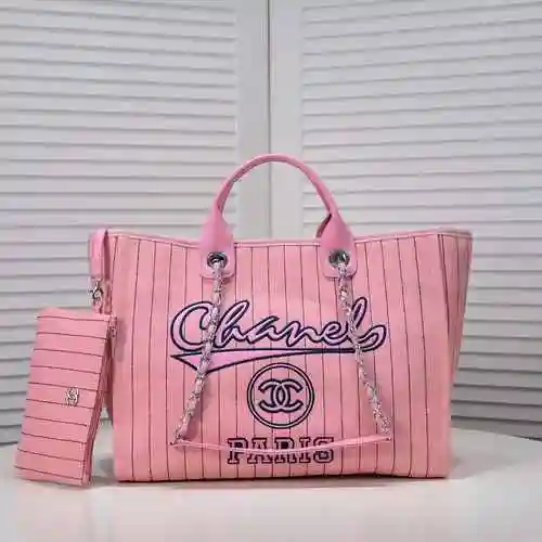 Bolso de hombro Chan Chanel hecho de material de lona importado, bolsa de regalo de entrega de alta 