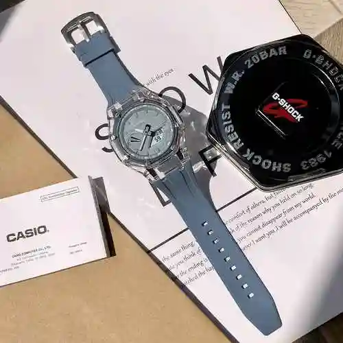 Pedido original, nuevo reloj Casio personalizado, emparejado con movimiento mecánico completamente a