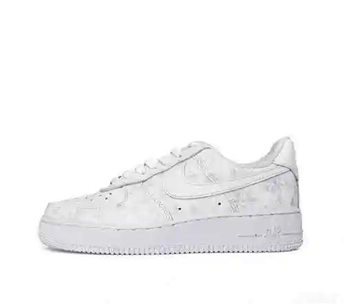 Nike Air Force 1 Low Porcelana Azul y Blanca 36-45 con Media Talla