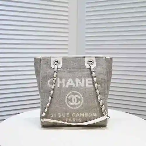Bolso de hombro Chan Chanel hecho de material de lona importado, bolsa de regalo de entrega de alta 