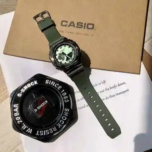Pedido original, nuevo reloj Casio personalizado, emparejado con movimiento mecánico completamente a