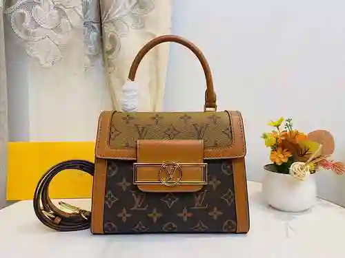 Bolso de mano LV hecho de material de lona importado, bolsa de regalo de entrega de alta calidad, ta