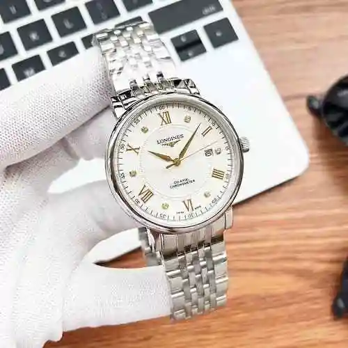Reloj Longines para hombre combinado con movimiento mecánico original completamente automático Caja 