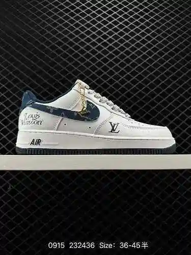 8 envíos de nuevos productos a nivel de empresa Louis Vuitton co-marca Nike Air Force Low&# x27;