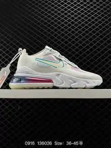 3. Nike 27React Series Material superior tejido correctamente Diferencias en el mercado Error Versió