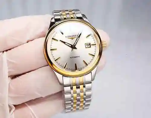 Reloj Longines para hombre combinado con movimiento mecánico original completamente automático Caja 