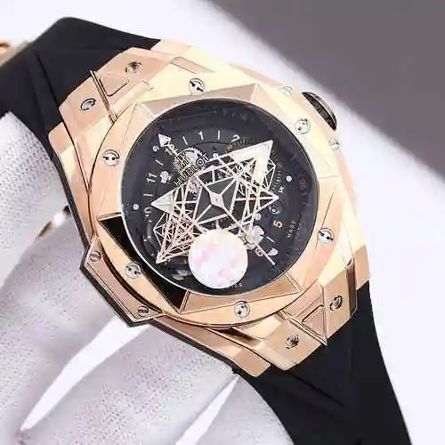 Yubo Watch Reloj para hombre combinado con movimiento mecánico original completamente automático, ca