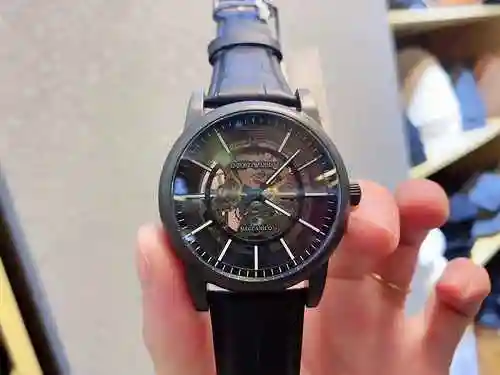 Armani Watch Reloj para hombre combinado con movimiento mecánico original completamente automático C