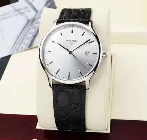 Reloj Longines para hombre combinado con movimiento mecánico original completamente automático Caja 