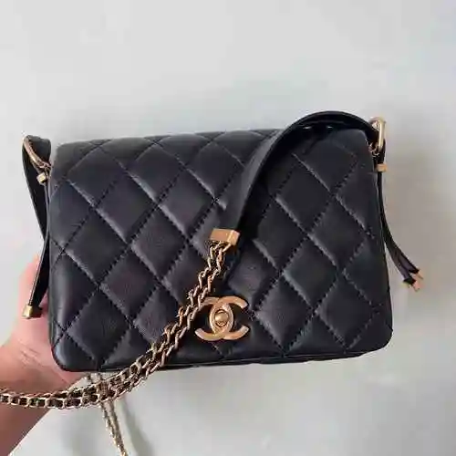 La bolsa de cadena adopta una bolsa de regalo de entrega de alta calidad de piel de vaca original im