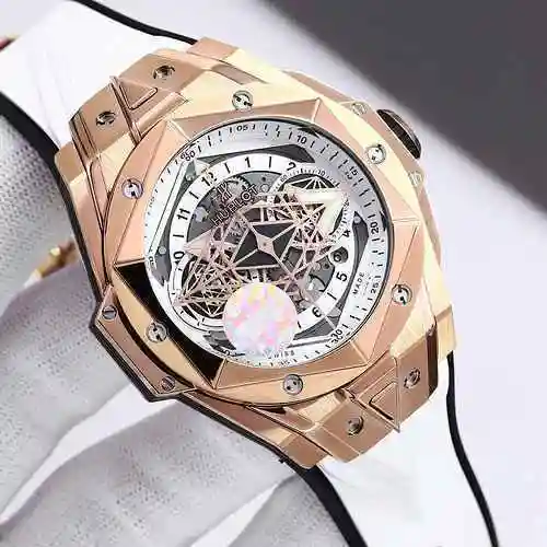 Yubo Watch Reloj para hombre combinado con movimiento mecánico original completamente automático Caj