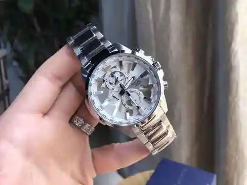 Reloj Casio para hombre combinado con movimiento mecánico original completamente automático Caja de 