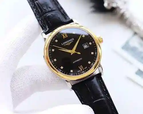 Reloj Longines para hombre combinado con movimiento mecánico original completamente automático Caja 
