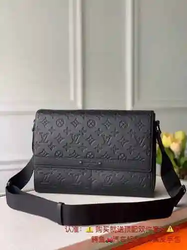 Bolso de cartero exclusivo para hombre LV hecho de material de lona importado, bolsa de regalo de en