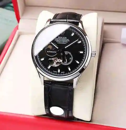 Reloj Rolex para hombre combinado con movimiento mecánico original completamente automático Caja de 