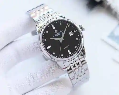 Reloj Patek Philippe para hombre combinado con movimiento mecánico original completamente automático