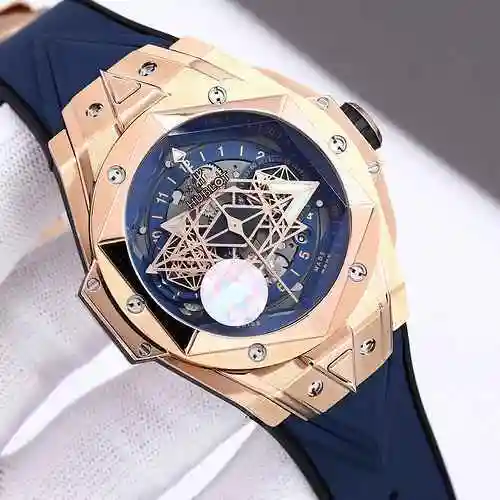 Yubo Watch Reloj para hombre combinado con movimiento mecánico original completamente automático Caj