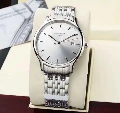 Reloj Longines para hombre combinado con movimiento mecánico original completamente automático Caja 