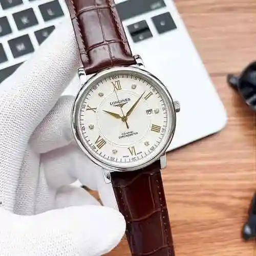 Reloj Longines para hombre combinado con movimiento mecánico original completamente automático Caja 