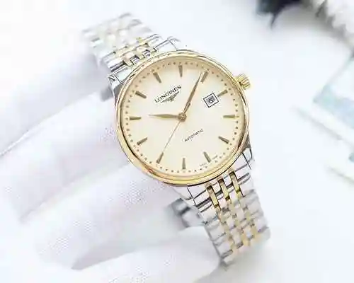 Reloj Longines para hombre combinado con movimiento mecánico original completamente automático Caja 