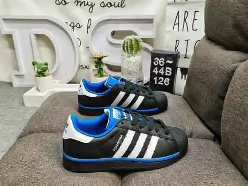 126DAdidas Clover Originals Superstar Shell Head Classic Versatile Casual Sports Board Shoes High De