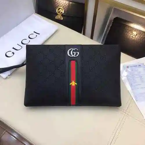 Bolso exclusivo para hombre GUCCI hecho de material de lona importado, bolsa de regalo con entrega d