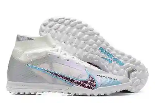 Nike Assassin 15th Generation High Help Full Knit Waterproof MD Air Cushioned Grass Nail Soccer Clea