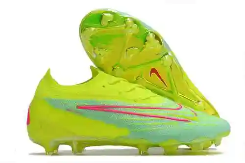 Arrived/Arrived) Nike Low Top Phantom GX Fluorescent Double Layer Waterproof Fish Silk Full Knit FG 