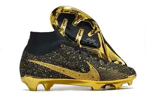 Arrival - Children's/Women's/Men's Shoes) Nike Assassin 15th Generation High Top Black Gold Plated S