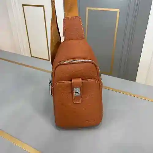 Bolso de pecho exclusivo para hombre HES Hermes hecho de material de lona importado, bolsa de regalo
