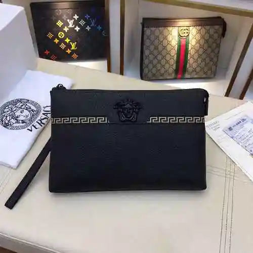 VER Versace Bolso especial para hombre hecho de material de lona importado, bolsa de regalo de entre