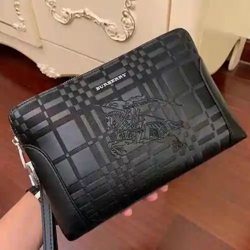 BUR Bolso especial para hombre Burberry hecho de material de lona importado, bolsa de regalo de entr
