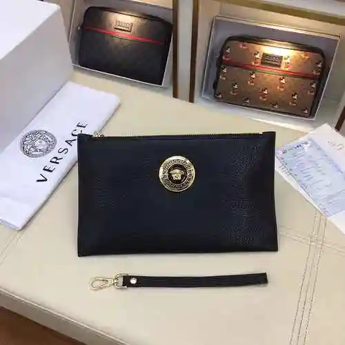 VER Versace Bolso especial para hombre hecho de material de lona importado, bolsa de regalo de entre