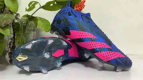(Arrival) Adidas Falcon Precision Full Knit Laceless High Top FG Football Shoe PREDATOR ACCURACY+FG 