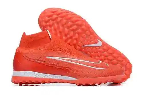 (Llegada) Nike High Top Phantom GX Botas de fútbol de doble capa impermeables de seda de pescado de 