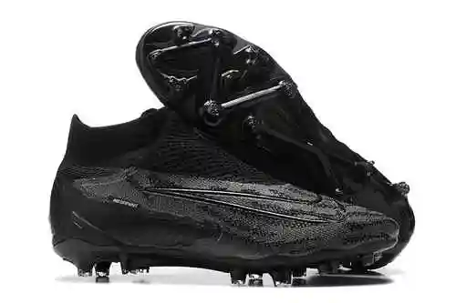 Arrival) Nike High Top Phantom GX Black Double Layer Waterproof Fish Silk Full Knit FG Football Clea