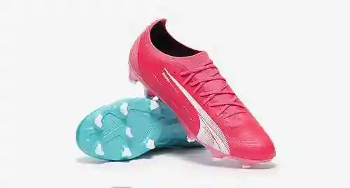 (Llegada) Zapato de fútbol Puma World Cup totalmente tejido impermeable Mandarin Duck FG Puma Ultra 