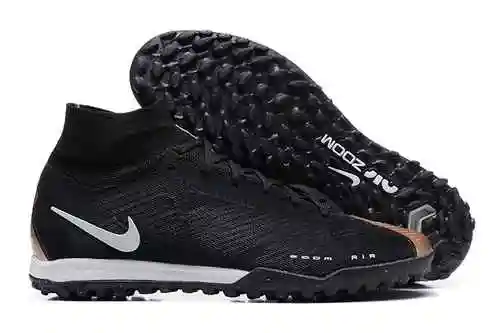 Arrival) Nike Assassin 15th Generation High Help Full Knit Waterproof MD Air Cushioned Grass Nail So