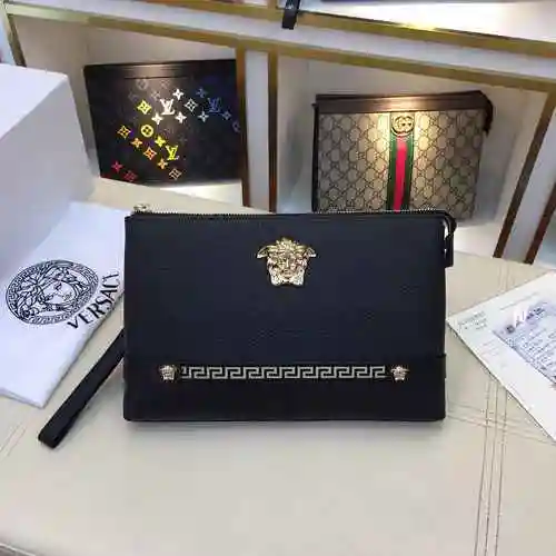 VER Versace Bolso especial para hombre hecho de material de lona importado, bolsa de regalo de entre