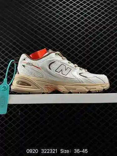 New Balance MR3 Series Vintage Dad Wind Mesh Zapatos deportivos informales y para correr # Hechos de
