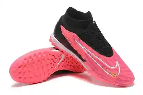 (Llegada - Zapatos para niños/mujeres/hombres - Letras 3D en el talón) Nike High Top Phantom GX Pink
