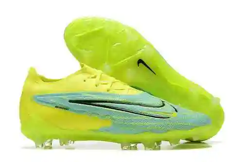 (Arrival) Nike Low Top Phantom GX Fluorescent Double Layer Waterproof Fish Silk Full Knit FG Footbal