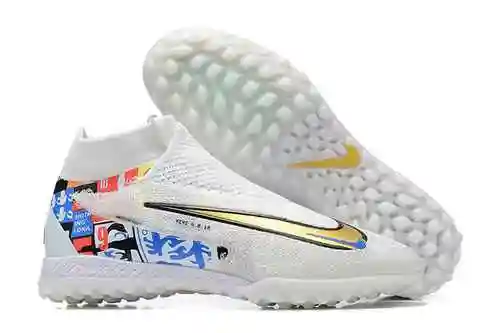 (Arrival) Nike High Top Phantom GX Double Layer Waterproof Fish Silk Full Knit MD Grass Nail Footbal