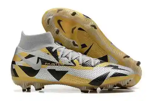 Arrival) Nike Phantom GT High Top Waterproof Full Knit Original Sole FG Football Shoe Nike Phantom G