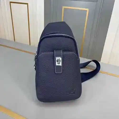 Bolso de pecho exclusivo para hombre HES Hermes hecho de material de lona importado, bolsa de regalo