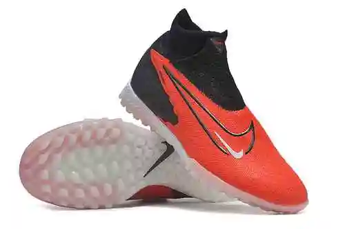 (Llegada - Zapatos para niños/mujeres/hombres - Letras 3D en el talón) Nike High Top Phantom GX Gold