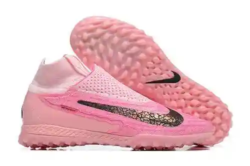 (Llegada) Nike High Top Phantom GX Botas de fútbol de doble capa impermeables de seda de pescado de 