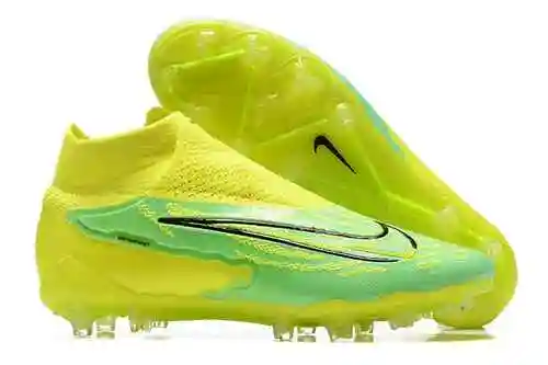 (Arrival) Nike High Top Phantom GX Double Layer Waterproof Fish Silk Full Knit FG Football Cleat Nik